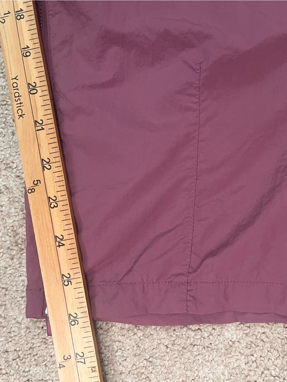 Free People Movement Fly By Night Pants Medium Mauve Pink Barrel Crop Baggy - Picture 14 of 15